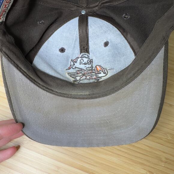Vintage Apex One NFL Pro Line Cleveland Browns Brownie Elf Hat Snapback Cap 90s - Picture 6 of 11
